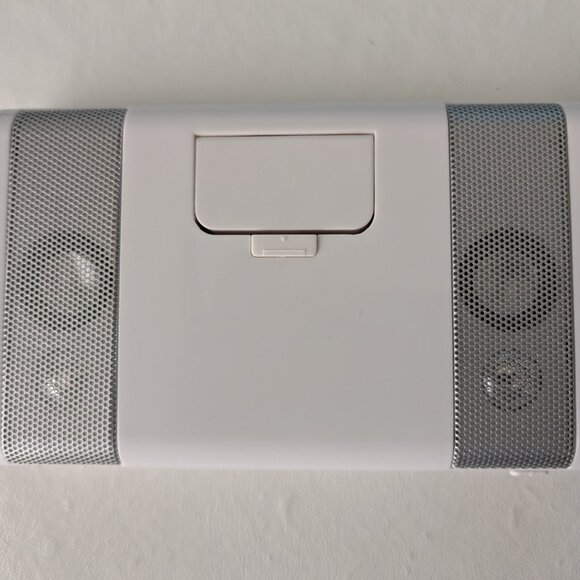 White Portable Stereo Speaker with AC Adapter & Cord OD-SP5 - Picture 7 of 14